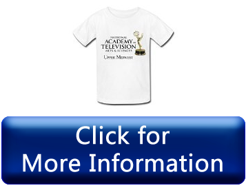 Uncovered QIANGS Kids National Emmy Awards Logo Upper Midwest Tshirt